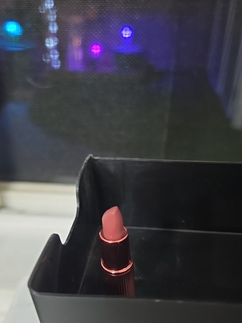 Charlotte Tilbury Mini Matte Creamy Pink Lipstick - Sleek Rose Packaging